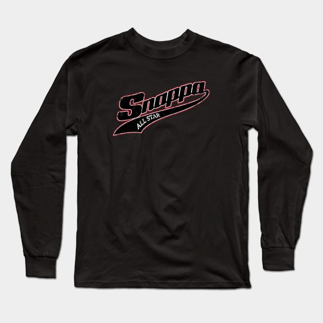 Snappa Black & Red Long Sleeve T-Shirt by drunkdevo